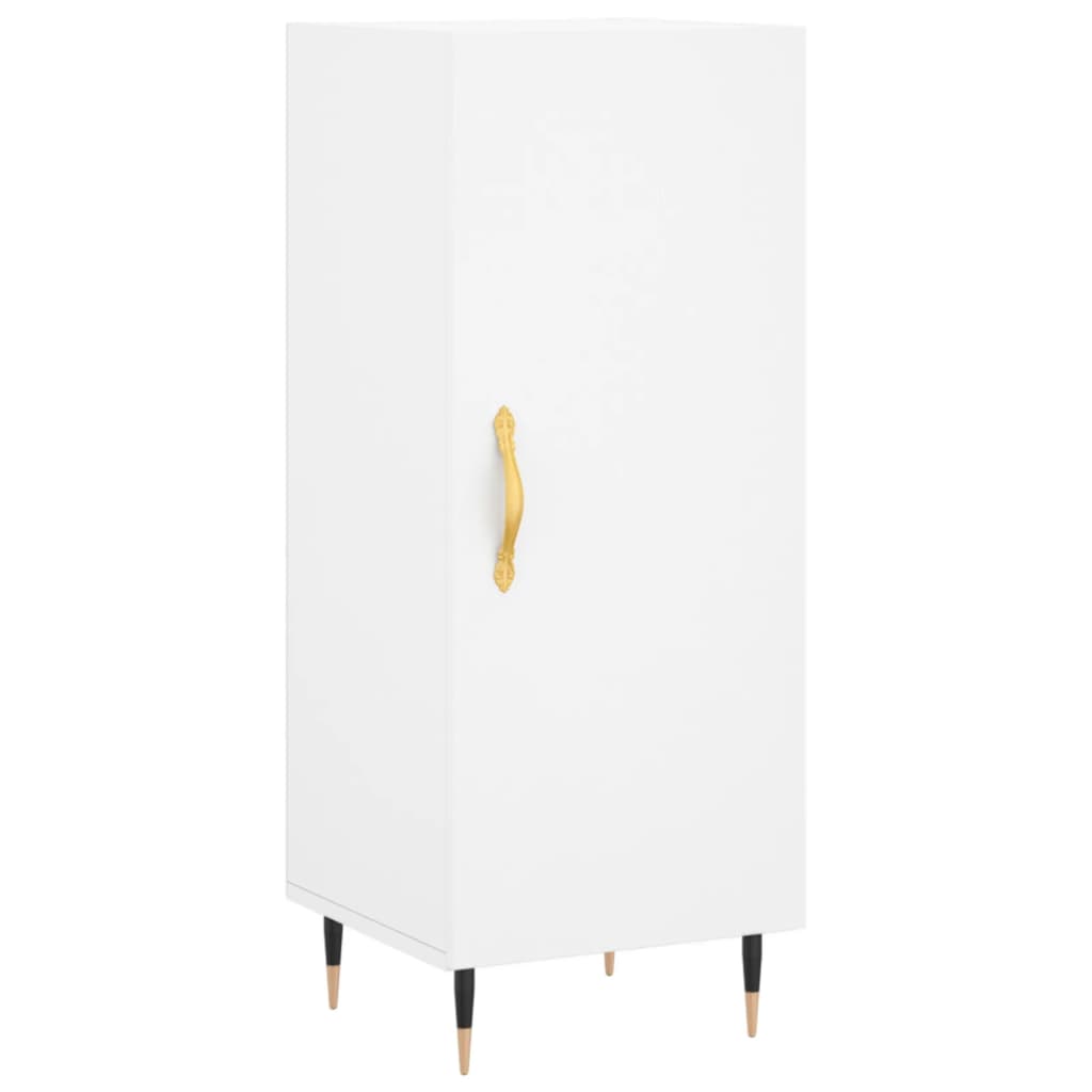 vidaXL Dulap înalt, alb, 34,5x34x180 cm, lemn prelucrat vidaXL Dulap înalt, alb, 34,5x34x180 cm, lemn prelucrat