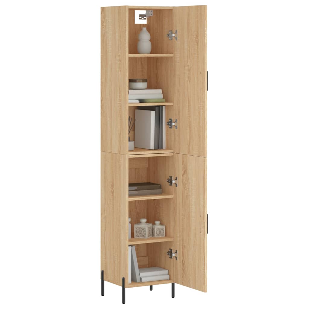 vidaXL Dulap înalt, stejar sonoma, 34,5x34x180 cm, lemn prelucrat vidaXL Dulap înalt, stejar sonoma, 34,5x34x180 cm, lemn prelucrat