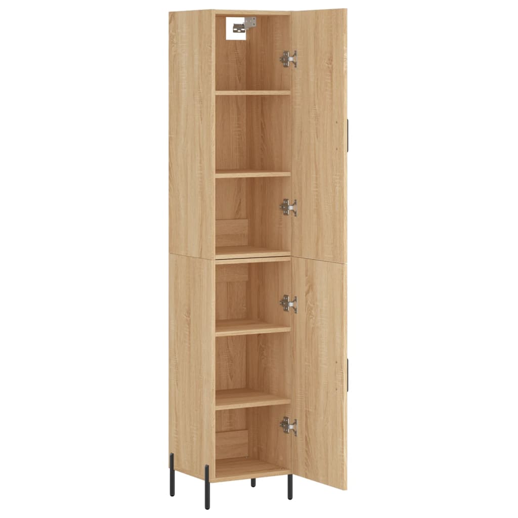 vidaXL Dulap înalt, stejar sonoma, 34,5x34x180 cm, lemn prelucrat vidaXL Dulap înalt, stejar sonoma, 34,5x34x180 cm, lemn prelucrat