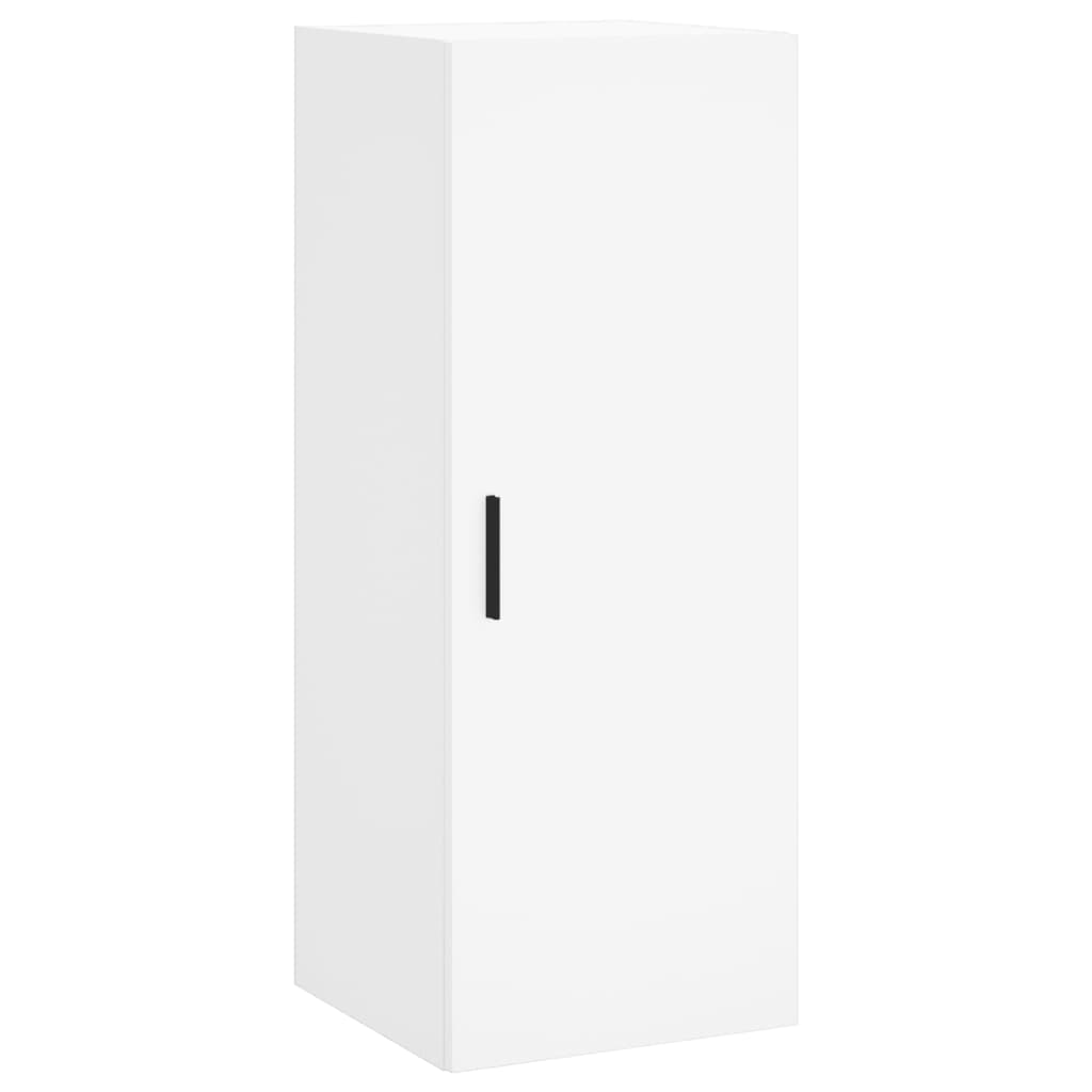 vidaXL Dulap înalt, alb, 34,5x34x180 cm, lemn prelucrat vidaXL Dulap înalt, alb, 34,5x34x180 cm, lemn prelucrat