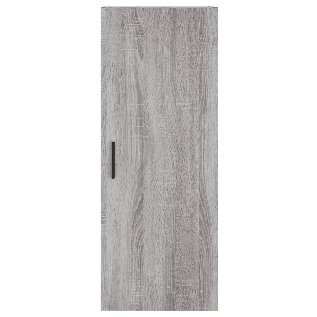 vidaXL Dulap înalt, gri sonoma, 34,5x34x180 cm, lemn prelucrat