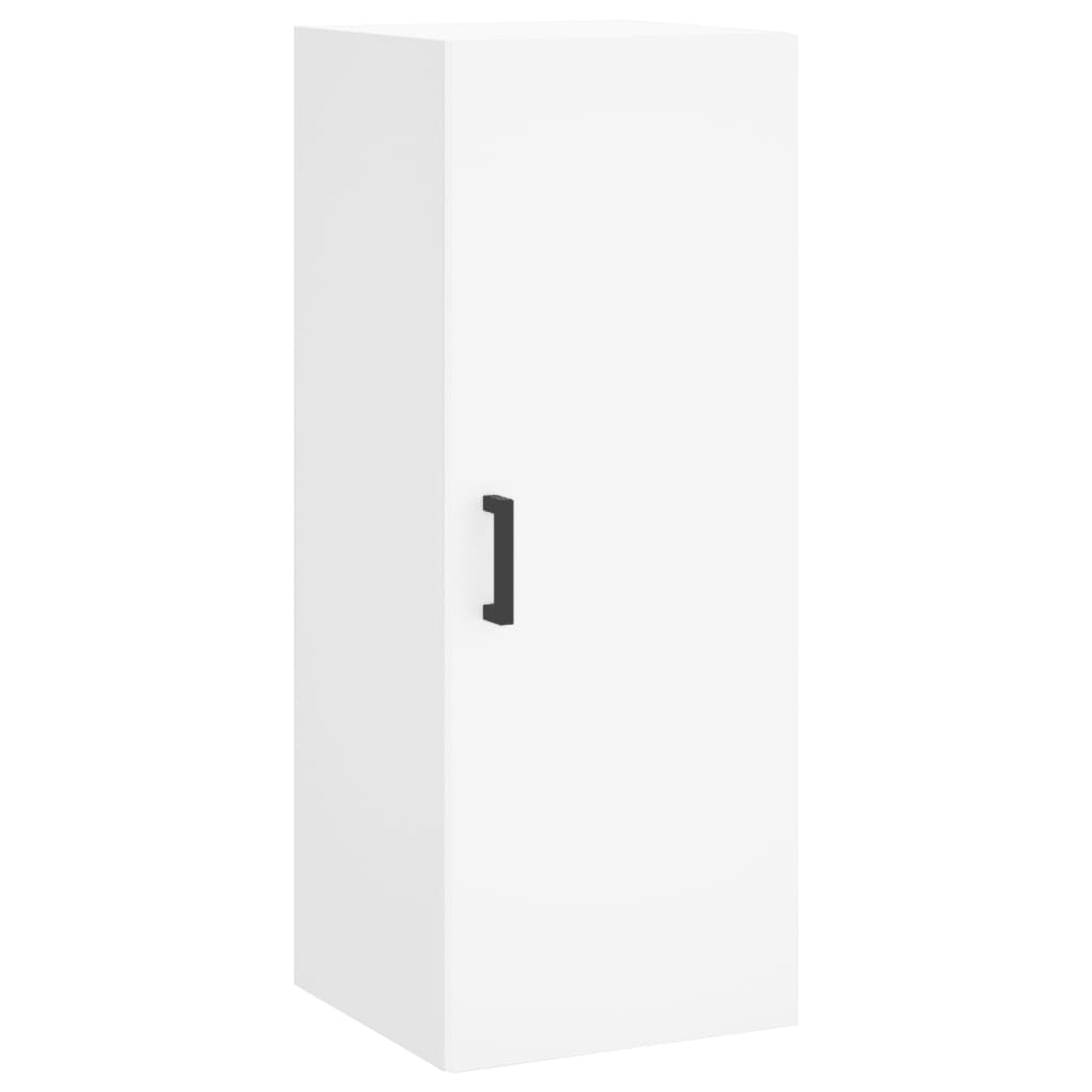 vidaXL Dulap înalt, alb, 34,5x34x180 cm, lemn prelucrat