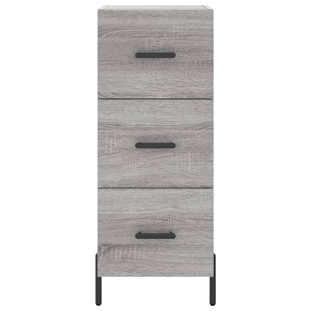 vidaXL Dulap înalt, gri sonoma, 34,5x34x180 cm, lemn prelucrat
