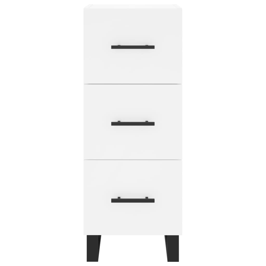 vidaXL Dulap înalt, alb, 34,5x34x180 cm, lemn prelucrat vidaXL Dulap înalt, alb, 34,5x34x180 cm, lemn prelucrat