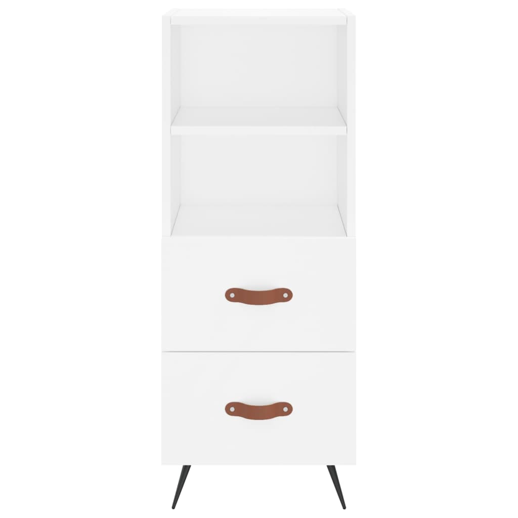 vidaXL Dulap înalt, alb, 34,5x34x180 cm, lemn prelucrat vidaXL Dulap înalt, alb, 34,5x34x180 cm, lemn prelucrat
