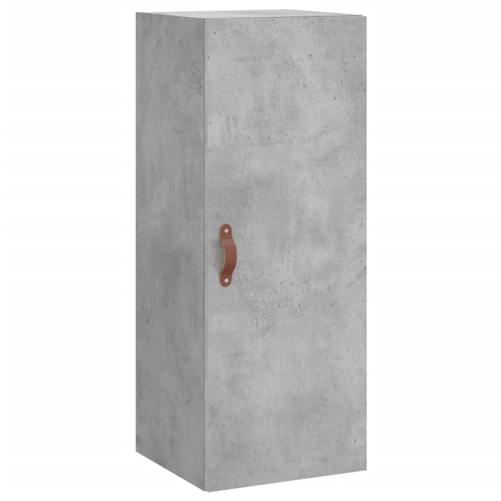 vidaXL Dulap înalt, gri beton, 34,5x34x180 cm, lemn prelucrat vidaXL Dulap înalt, gri beton, 34,5x34x180 cm, lemn prelucrat