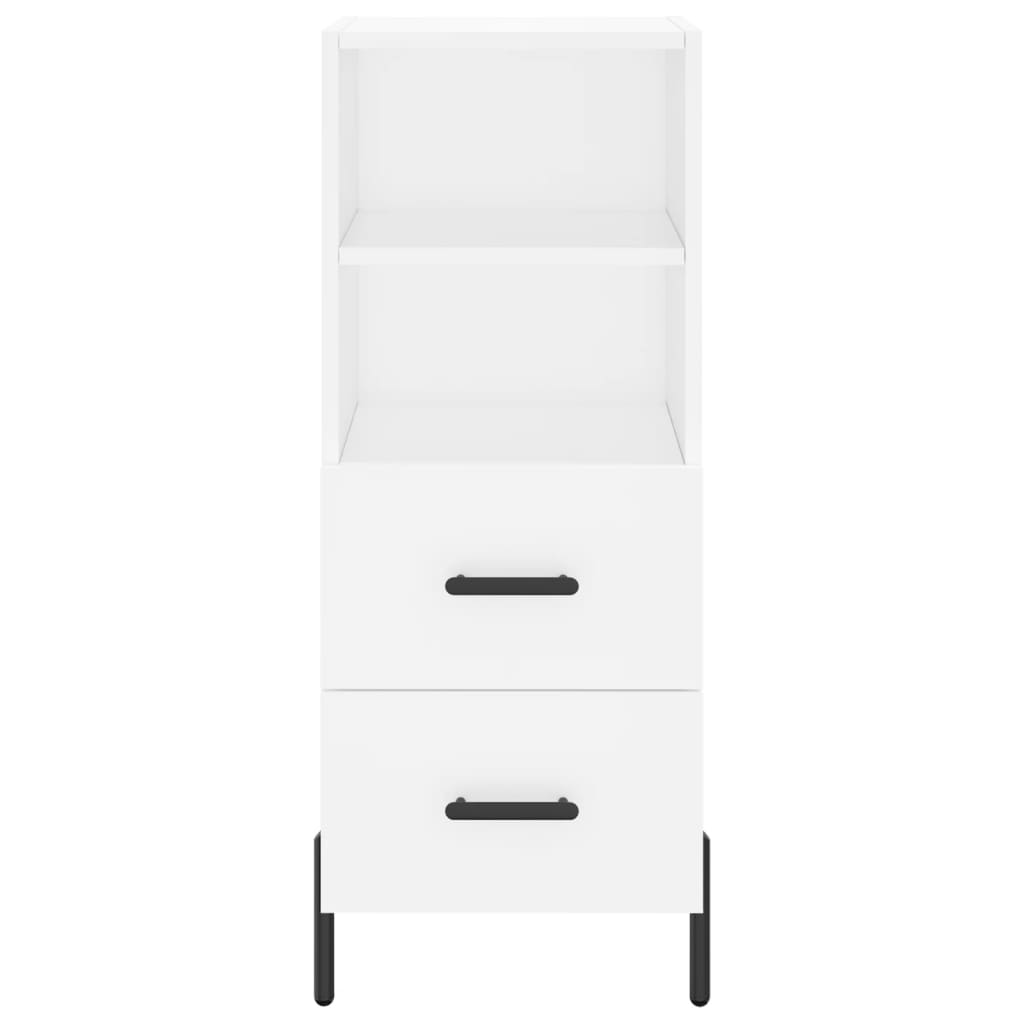 vidaXL Dulap înalt, alb, 34,5x34x180 cm, lemn prelucrat vidaXL Dulap înalt, alb, 34,5x34x180 cm, lemn prelucrat