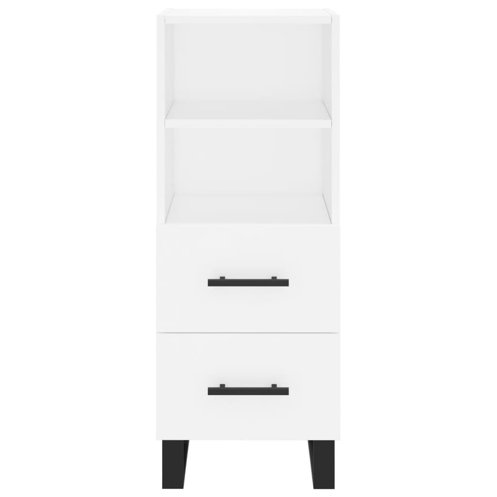vidaXL Dulap înalt, alb, 34,5x34x180 cm, lemn prelucrat vidaXL Dulap înalt, alb, 34,5x34x180 cm, lemn prelucrat