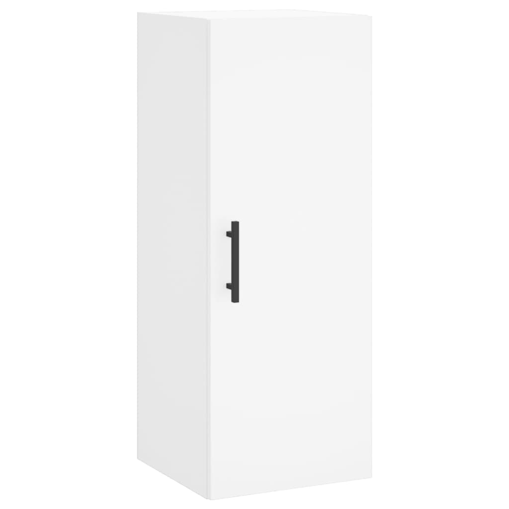 vidaXL Dulap înalt, alb, 34,5x34x180 cm, lemn prelucrat vidaXL Dulap înalt, alb, 34,5x34x180 cm, lemn prelucrat