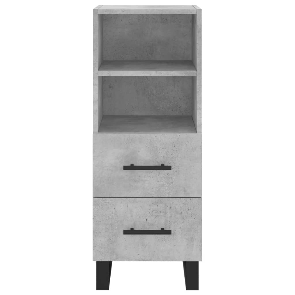 vidaXL Dulap înalt, gri beton, 34,5x34x180 cm, lemn prelucrat vidaXL Dulap înalt, gri beton, 34,5x34x180 cm, lemn prelucrat