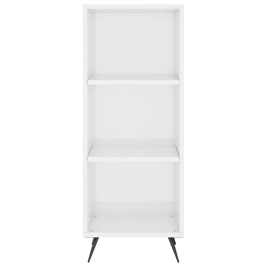 vidaXL Dulap înalt, alb extralucios, 34,5x34x180 cm, lemn prelucrat vidaXL Dulap înalt, alb extralucios, 34,5x34x180 cm, lemn prelucrat