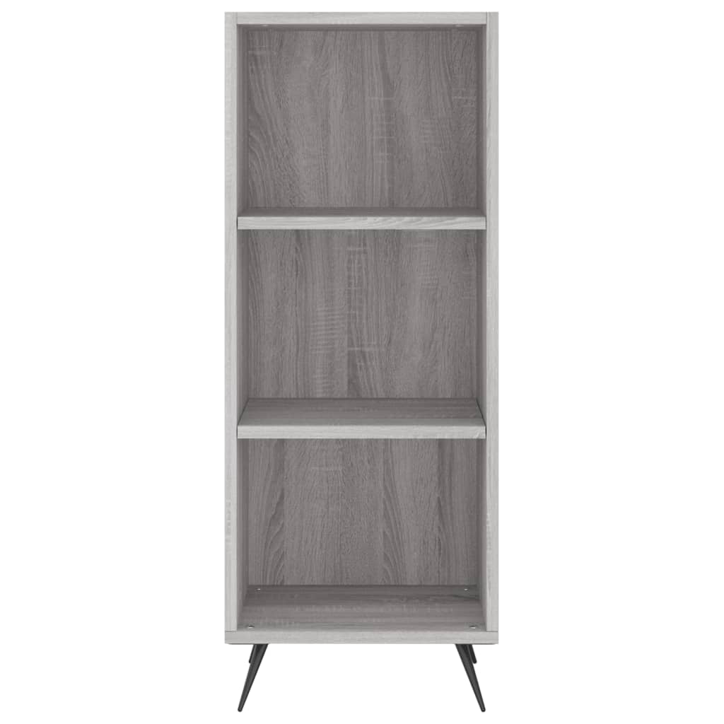vidaXL Dulap înalt, gri sonoma, 34,5x34x180 cm, lemn prelucrat