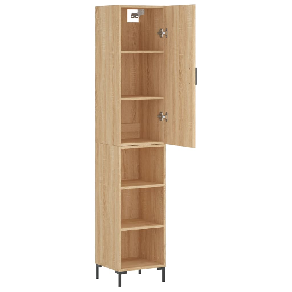 vidaXL Dulap înalt, stejar sonoma, 34,5x34x180 cm, lemn prelucrat vidaXL Dulap înalt, stejar sonoma, 34,5x34x180 cm, lemn prelucrat