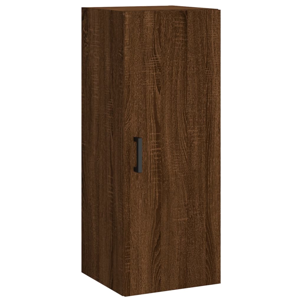 vidaXL Dulap înalt, stejar maro, 34,5x34x180 cm, lemn prelucrat