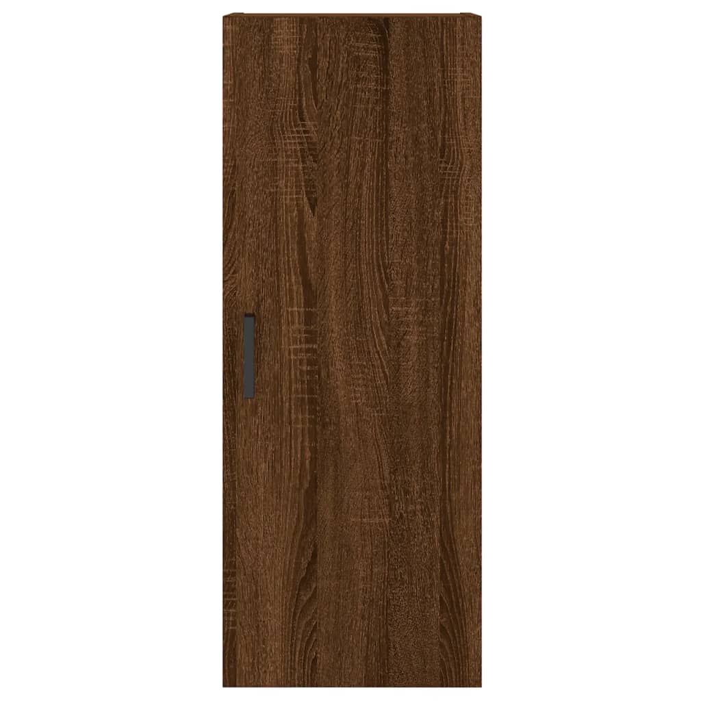 vidaXL Dulap înalt, stejar maro, 34,5x34x180 cm, lemn prelucrat