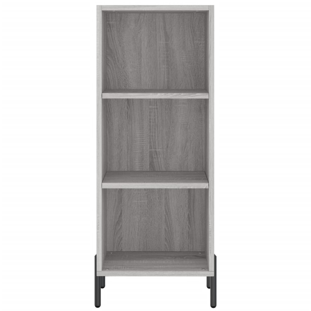 vidaXL Dulap înalt, gri sonoma, 34,5x34x180 cm, lemn prelucrat