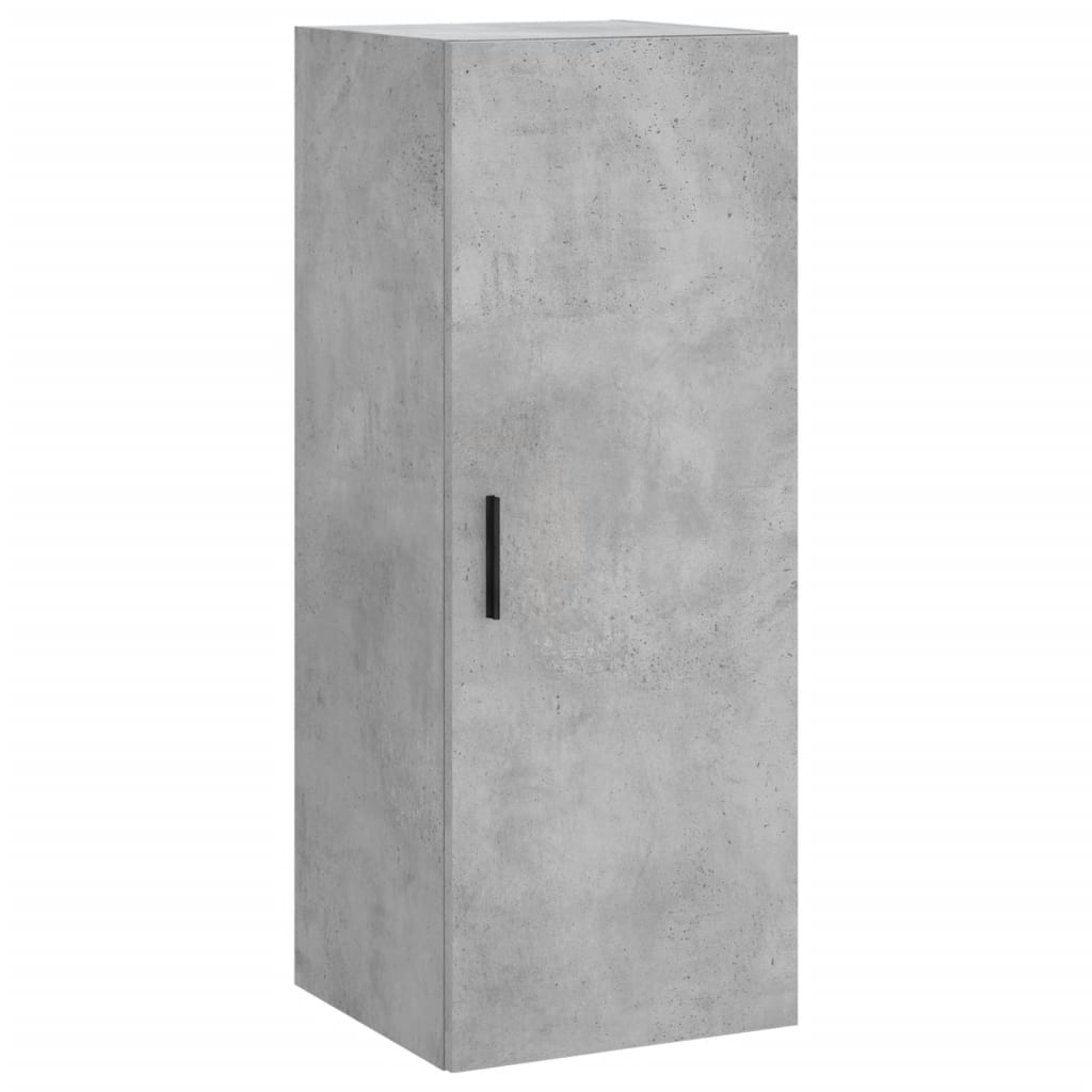 vidaXL Dulap înalt, gri beton, 34,5x34x180 cm, lemn prelucrat vidaXL Dulap înalt, gri beton, 34,5x34x180 cm, lemn prelucrat