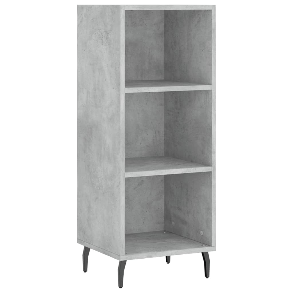 vidaXL Dulap înalt, gri beton, 34,5x34x180 cm, lemn prelucrat vidaXL Dulap înalt, gri beton, 34,5x34x180 cm, lemn prelucrat