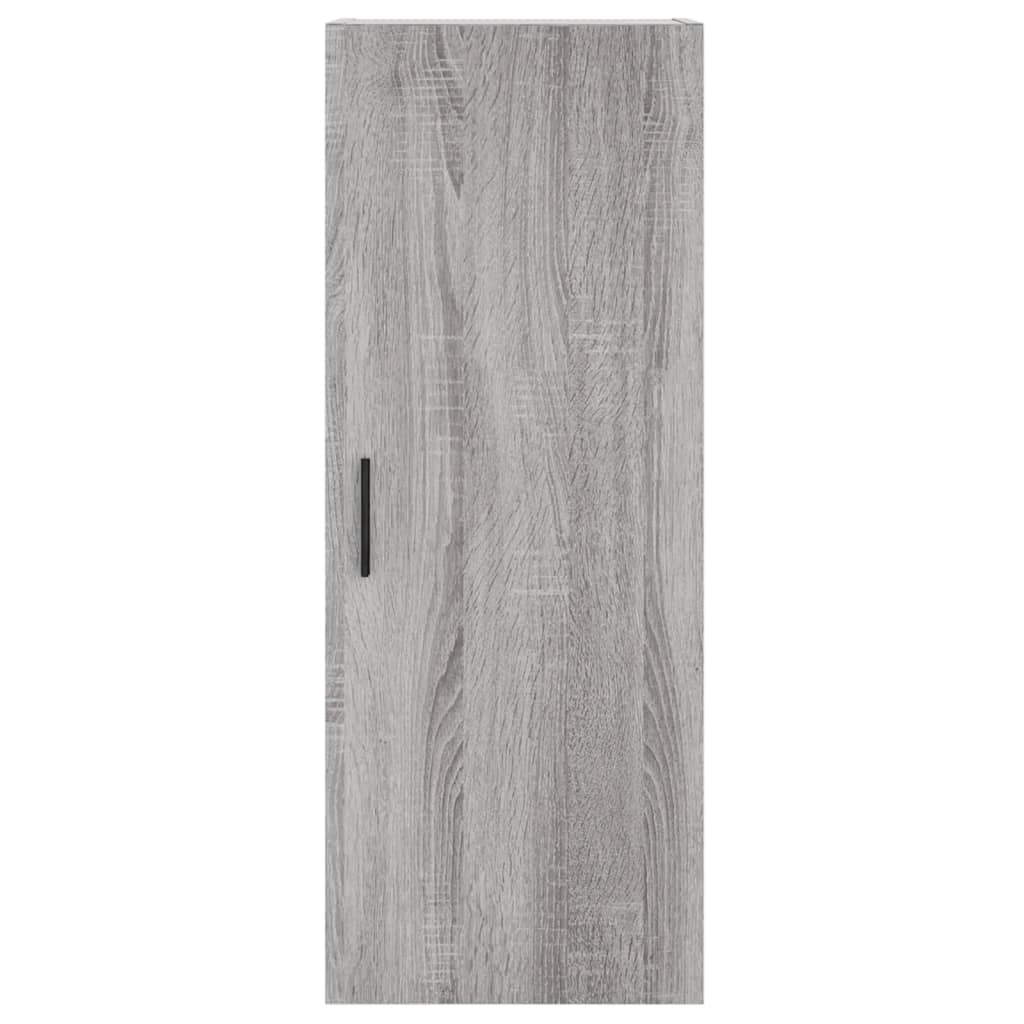vidaXL Dulap înalt, gri sonoma, 34,5x34x180 cm, lemn prelucrat