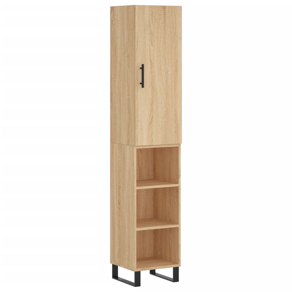 vidaXL Dulap înalt, stejar sonoma, 34,5x34x180 cm, lemn prelucrat vidaXL Dulap înalt, stejar sonoma, 34,5x34x180 cm, lemn prelucrat