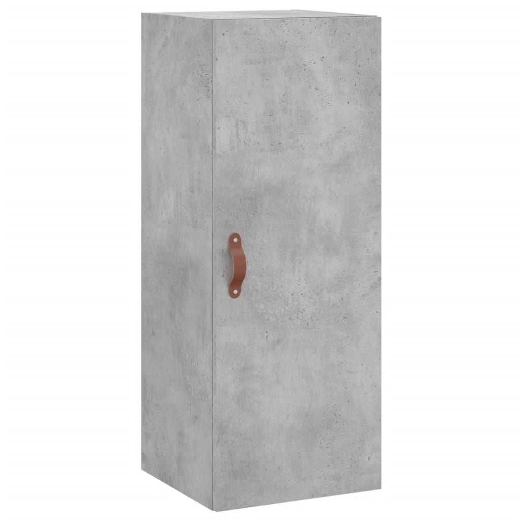 vidaXL Dulap înalt, gri beton, 34,5x34x180 cm, lemn prelucrat vidaXL Dulap înalt, gri beton, 34,5x34x180 cm, lemn prelucrat