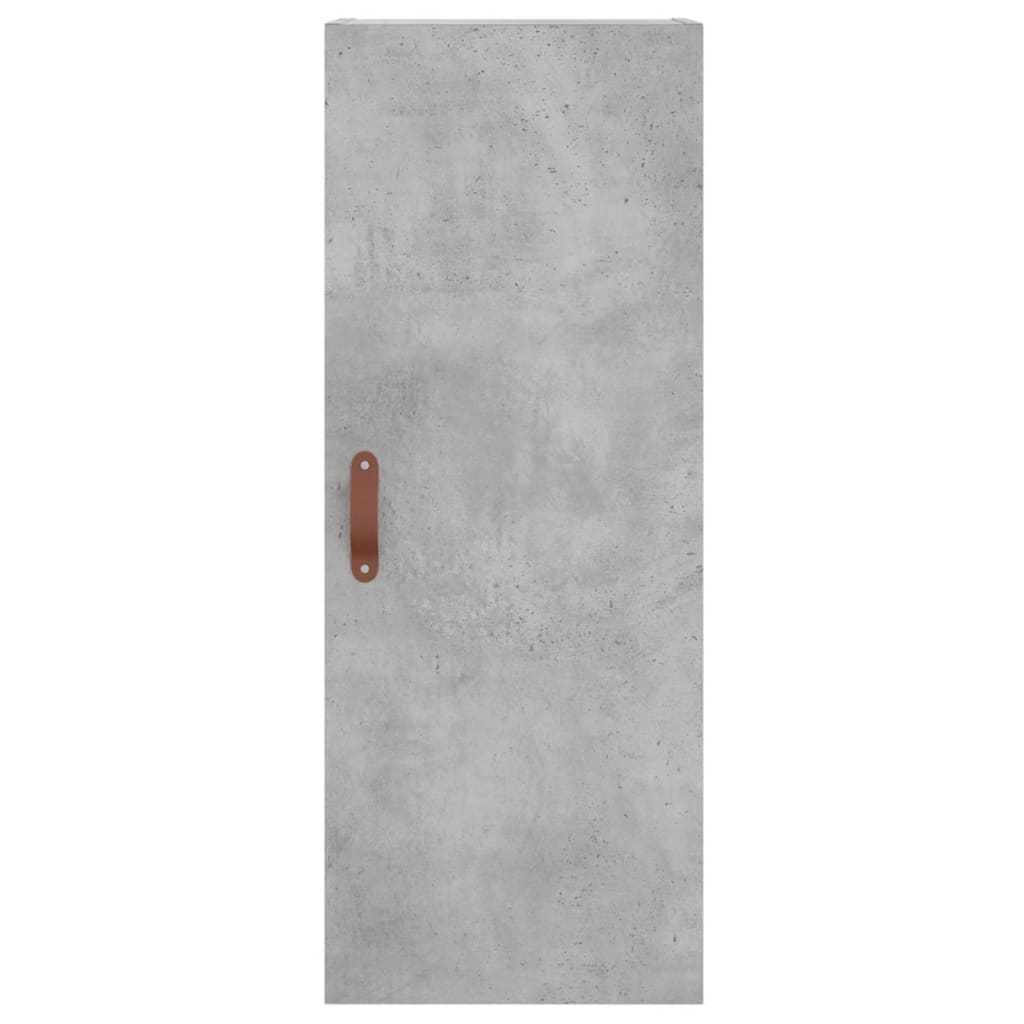 vidaXL Dulap înalt, gri beton, 34,5x34x180 cm, lemn prelucrat vidaXL Dulap înalt, gri beton, 34,5x34x180 cm, lemn prelucrat