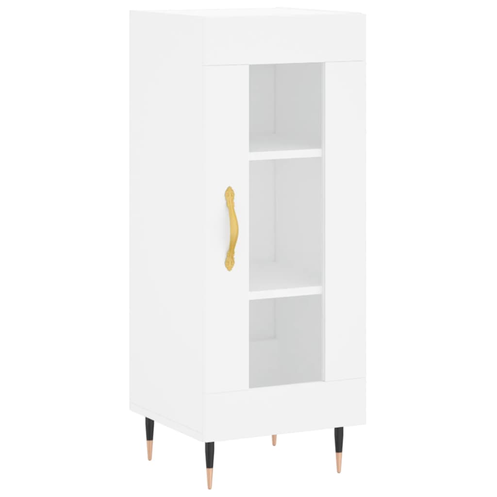vidaXL Dulap înalt, alb, 34,5x34x180 cm, lemn prelucrat vidaXL Dulap înalt, alb, 34,5x34x180 cm, lemn prelucrat