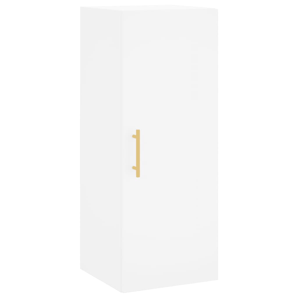 vidaXL Dulap înalt, alb, 34,5x34x180 cm, lemn prelucrat vidaXL Dulap înalt, alb, 34,5x34x180 cm, lemn prelucrat