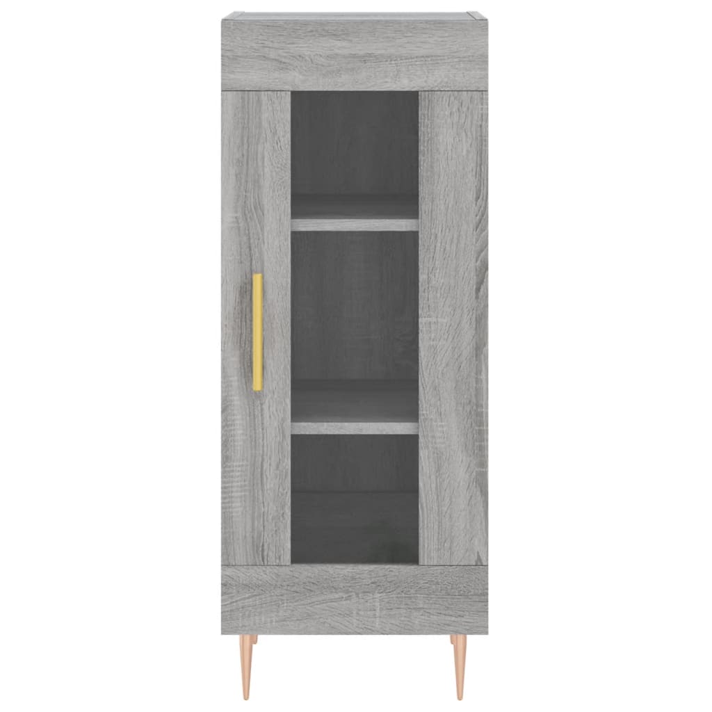 vidaXL Dulap înalt, gri sonoma, 34,5x34x180 cm, lemn prelucrat