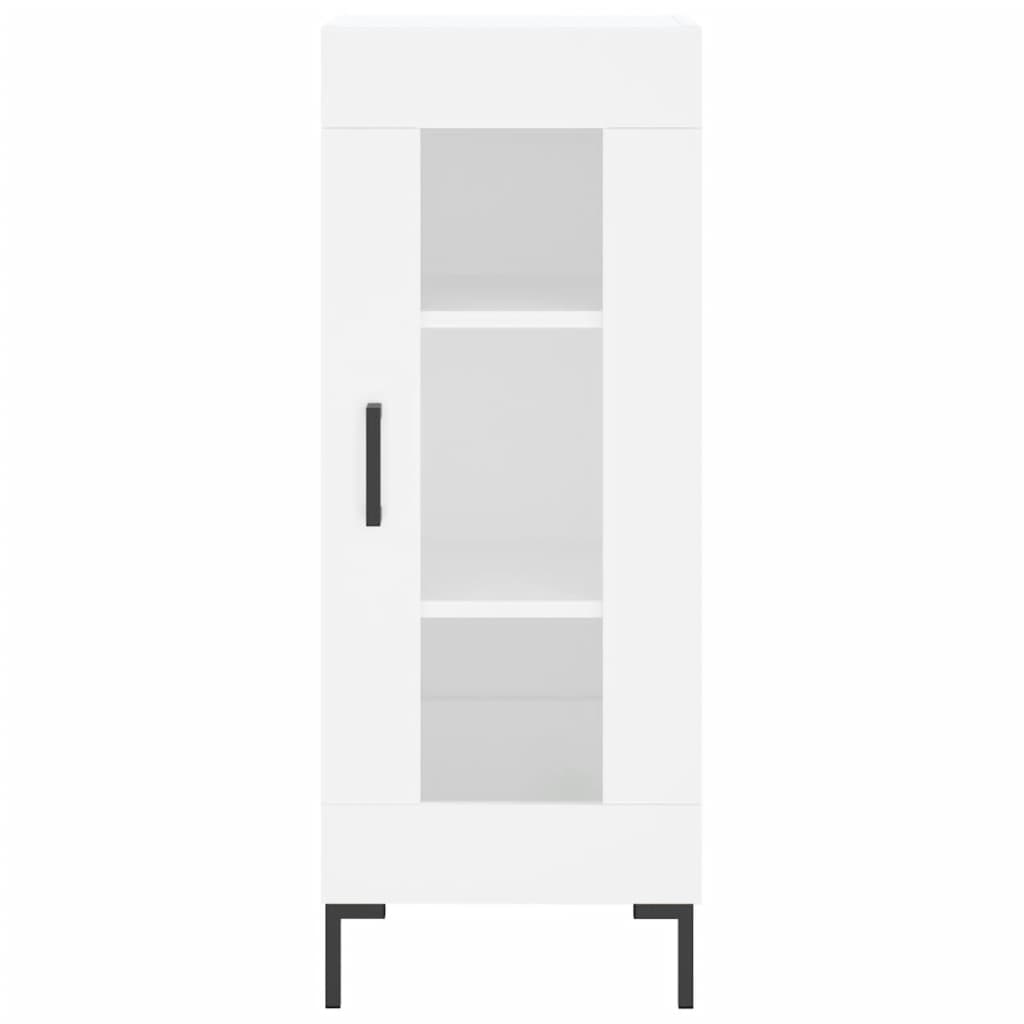 vidaXL Dulap înalt, alb, 34,5x34x180 cm, lemn prelucrat