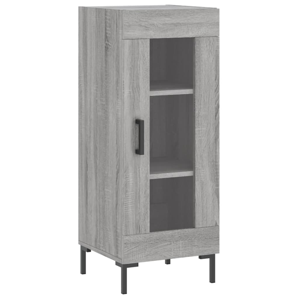 vidaXL Dulap înalt, gri sonoma, 34,5x34x180 cm, lemn prelucrat