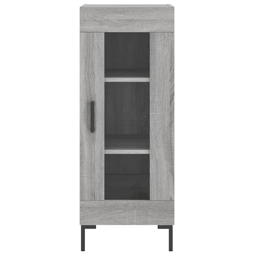 vidaXL Dulap înalt, gri sonoma, 34,5x34x180 cm, lemn prelucrat