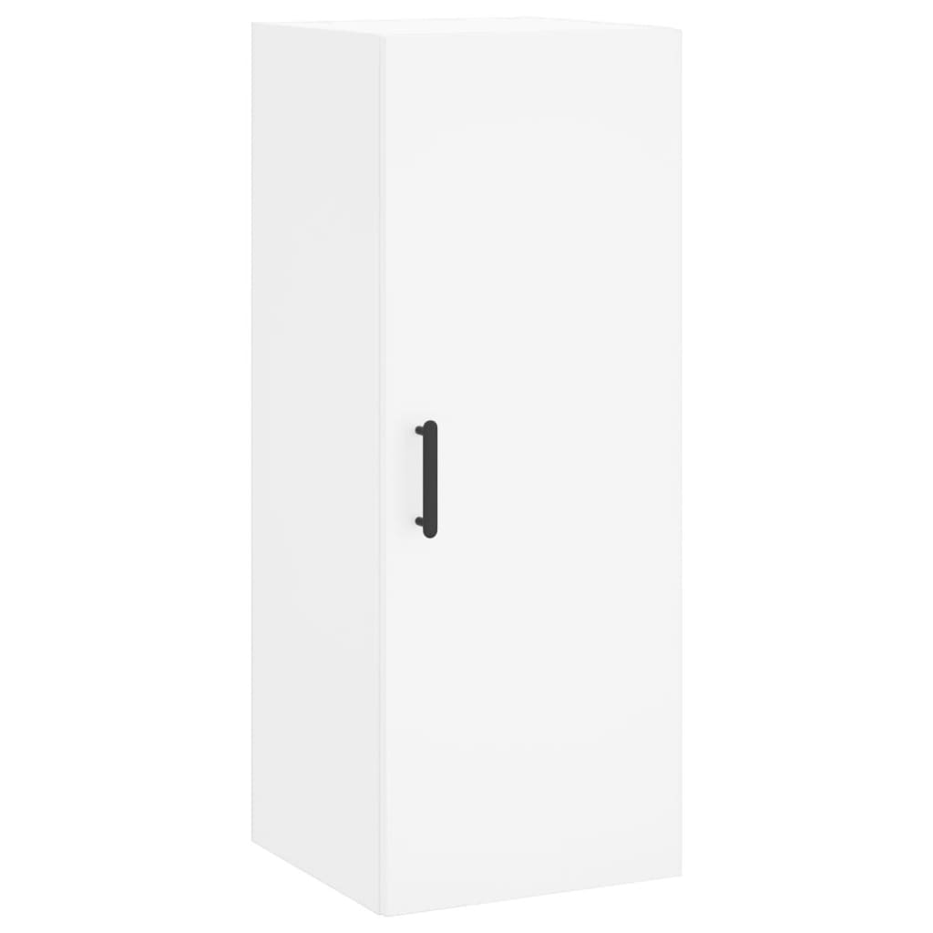 vidaXL Dulap înalt, alb, 34,5x34x180 cm, lemn prelucrat vidaXL Dulap înalt, alb, 34,5x34x180 cm, lemn prelucrat