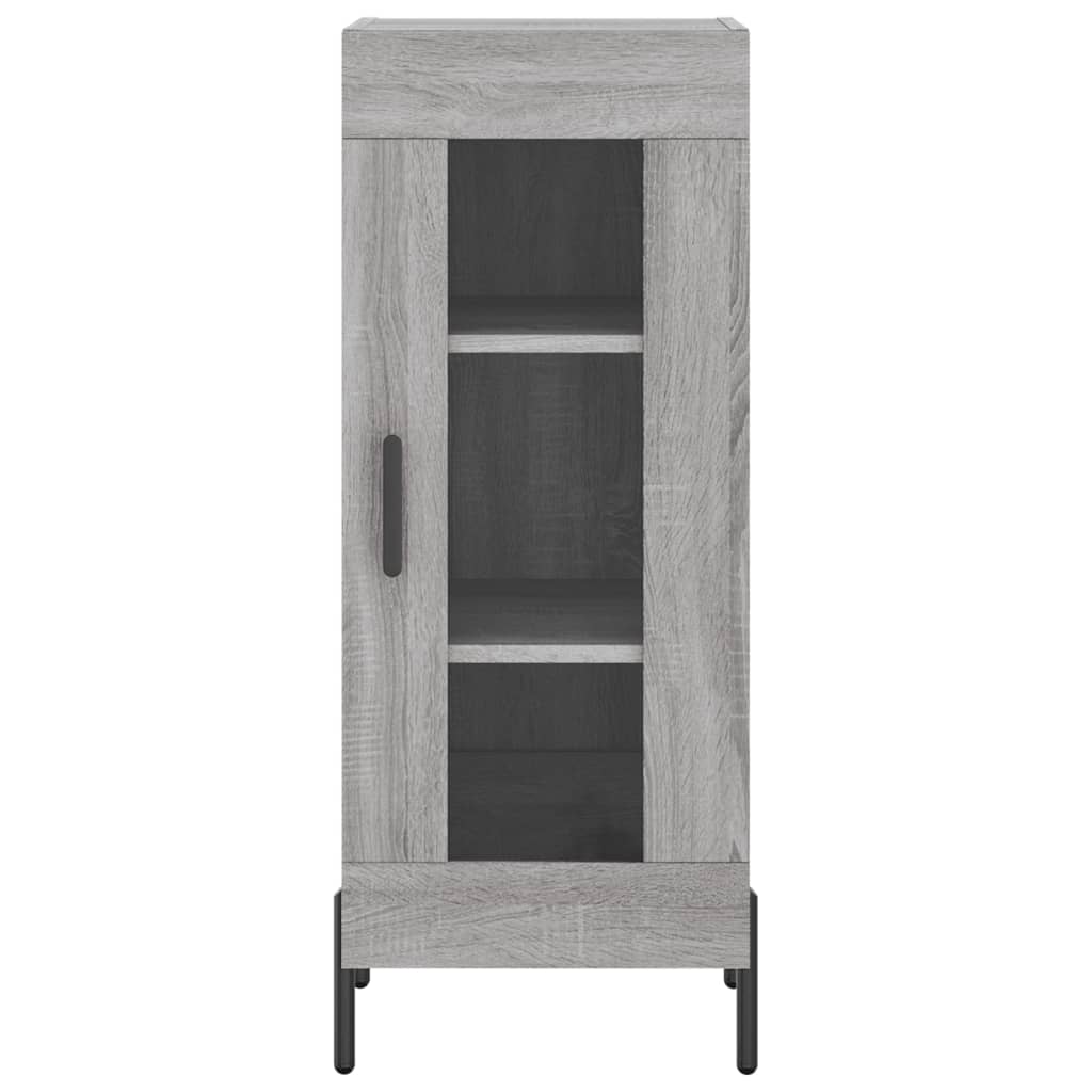vidaXL Dulap înalt, gri sonoma, 34,5x34x180 cm, lemn prelucrat