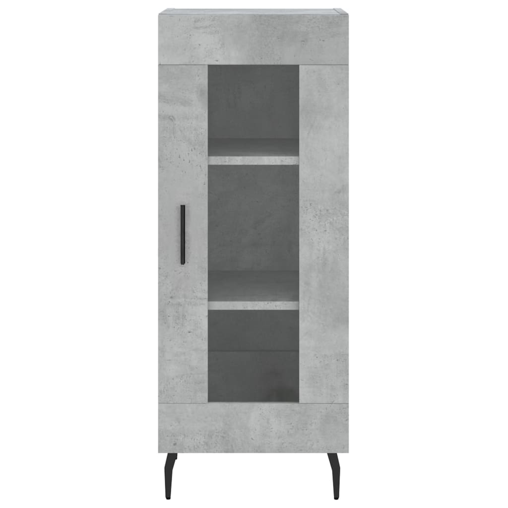 vidaXL Dulap înalt, gri beton, 34,5x34x180 cm, lemn prelucrat vidaXL Dulap înalt, gri beton, 34,5x34x180 cm, lemn prelucrat