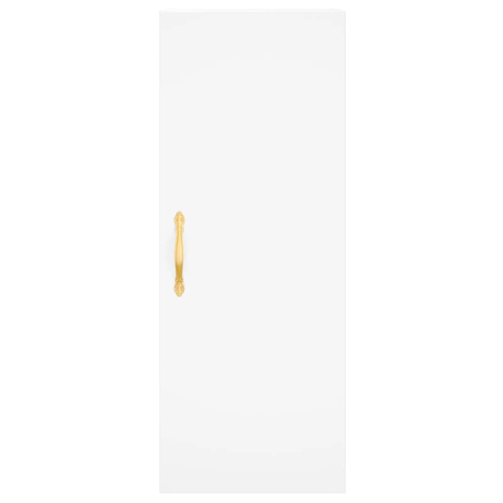 vidaXL Dulap înalt, alb, 34,5x34x180 cm, lemn prelucrat vidaXL Dulap înalt, alb, 34,5x34x180 cm, lemn prelucrat