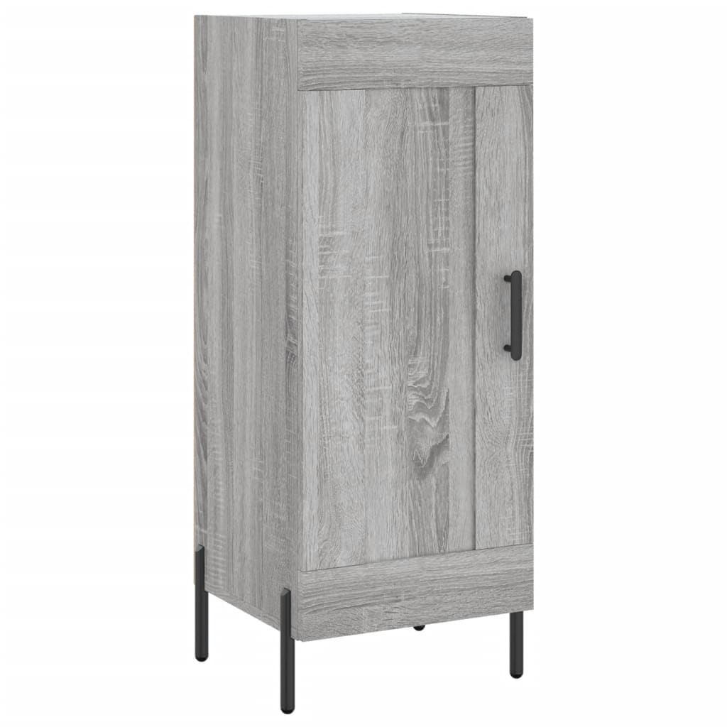 vidaXL Dulap înalt, gri sonoma, 34,5x34x180 cm, lemn prelucrat