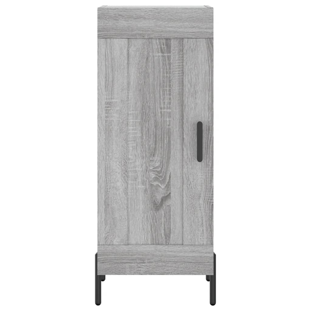 vidaXL Dulap înalt, gri sonoma, 34,5x34x180 cm, lemn prelucrat