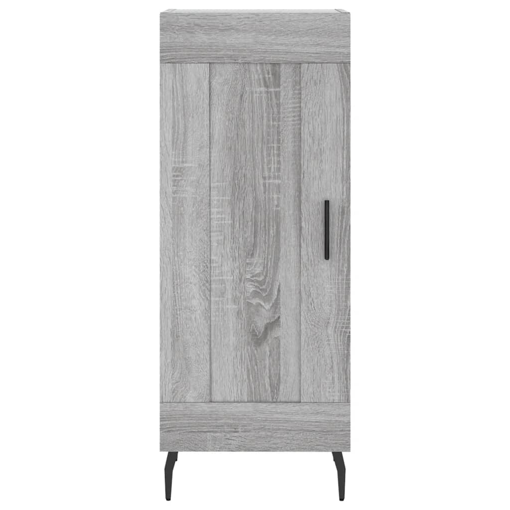 vidaXL Dulap înalt, gri sonoma, 34,5x34x180 cm, lemn prelucrat