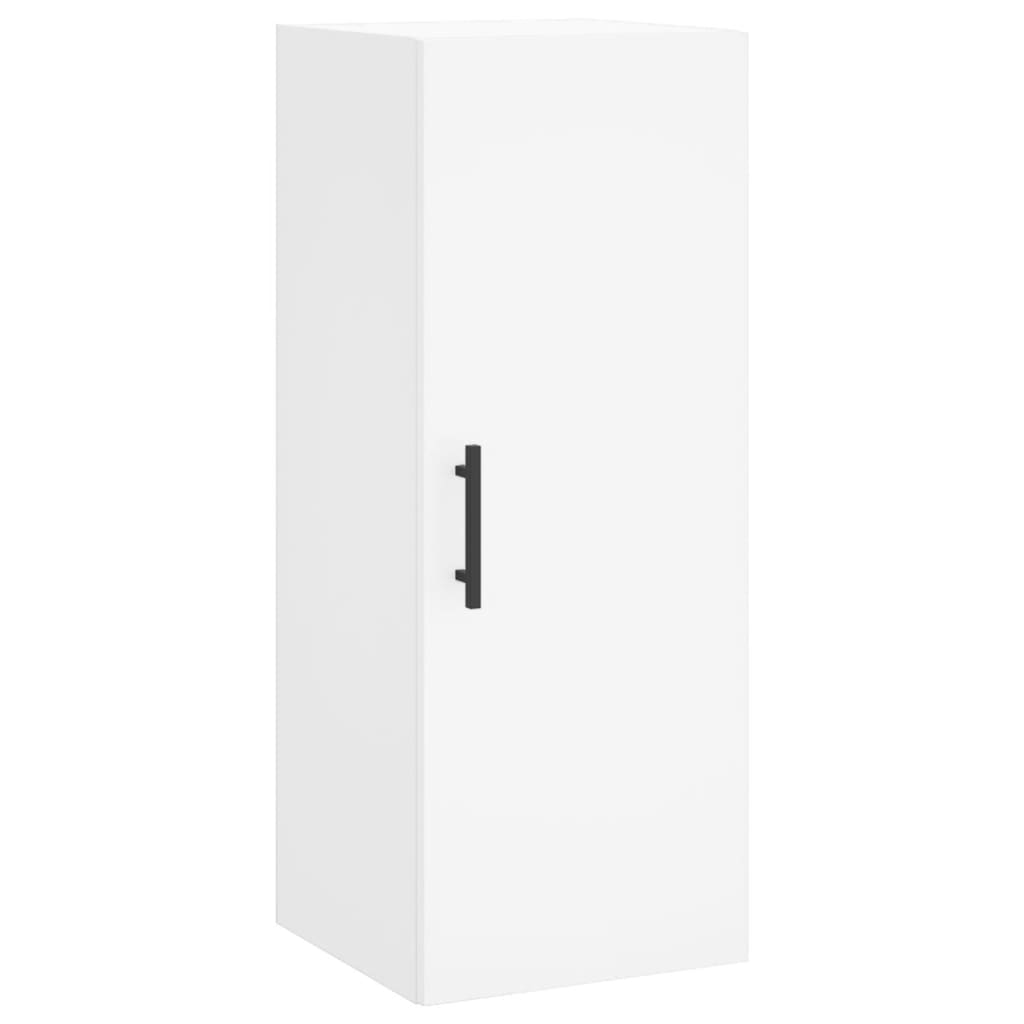 vidaXL Dulap înalt, alb, 34,5x34x180 cm, lemn prelucrat vidaXL Dulap înalt, alb, 34,5x34x180 cm, lemn prelucrat