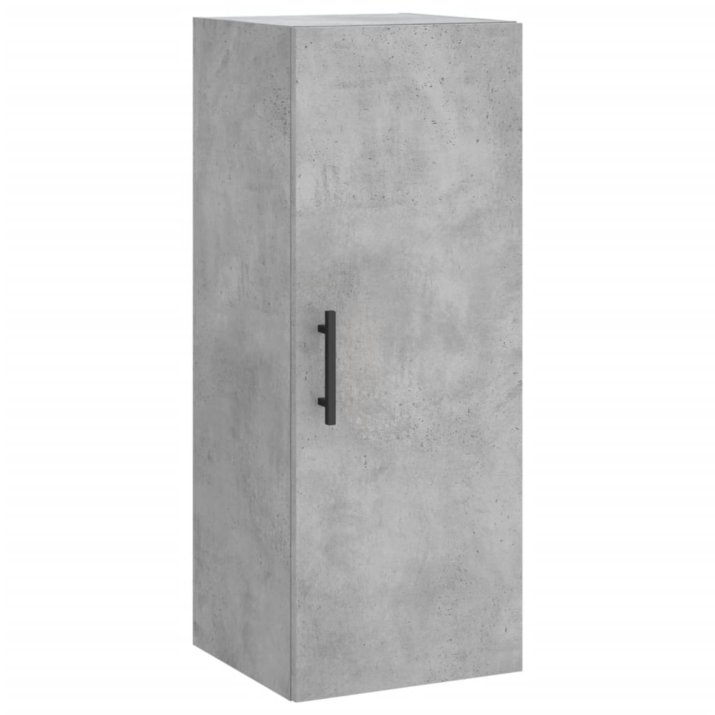vidaXL Dulap înalt, gri beton, 34,5x34x180 cm, lemn prelucrat vidaXL Dulap înalt, gri beton, 34,5x34x180 cm, lemn prelucrat
