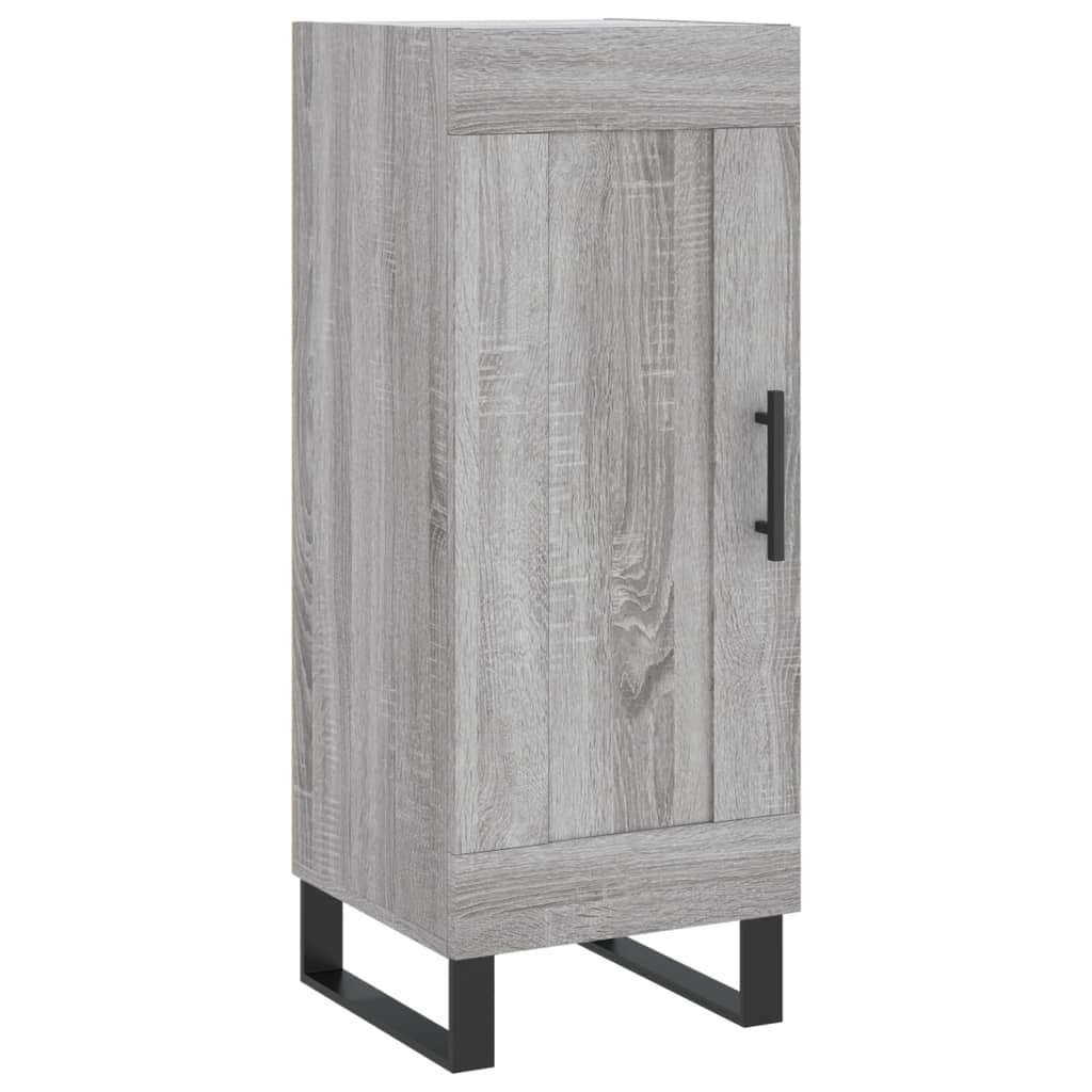 vidaXL Dulap înalt, gri sonoma, 34,5x34x180 cm, lemn prelucrat