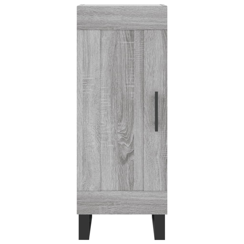vidaXL Dulap înalt, gri sonoma, 34,5x34x180 cm, lemn prelucrat