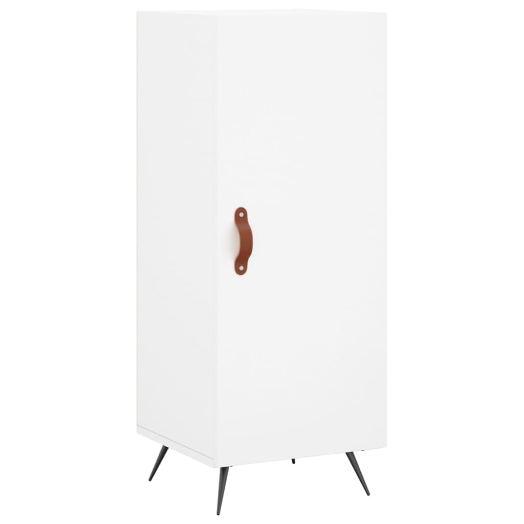 vidaXL Dulap înalt, alb, 34,5x34x180 cm, lemn prelucrat vidaXL Dulap înalt, alb, 34,5x34x180 cm, lemn prelucrat