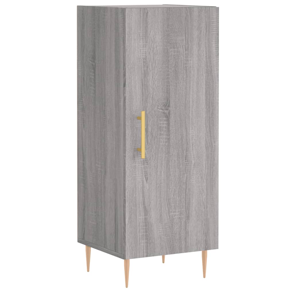 vidaXL Dulap înalt, gri sonoma, 34,5x34x180 cm, lemn prelucrat