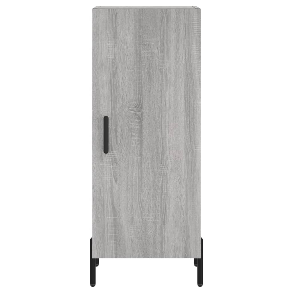 vidaXL Dulap înalt, gri sonoma, 34,5x34x180 cm, lemn prelucrat