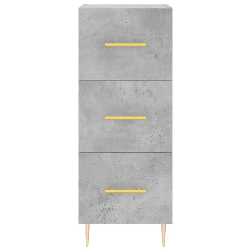 vidaXL Dulap înalt, gri beton, 34,5x34x180 cm, lemn prelucrat vidaXL Dulap înalt, gri beton, 34,5x34x180 cm, lemn prelucrat