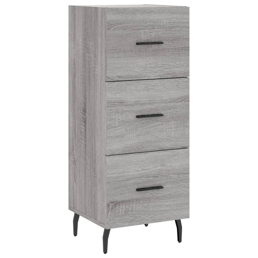 vidaXL Dulap înalt, gri sonoma, 34,5x34x180 cm, lemn prelucrat