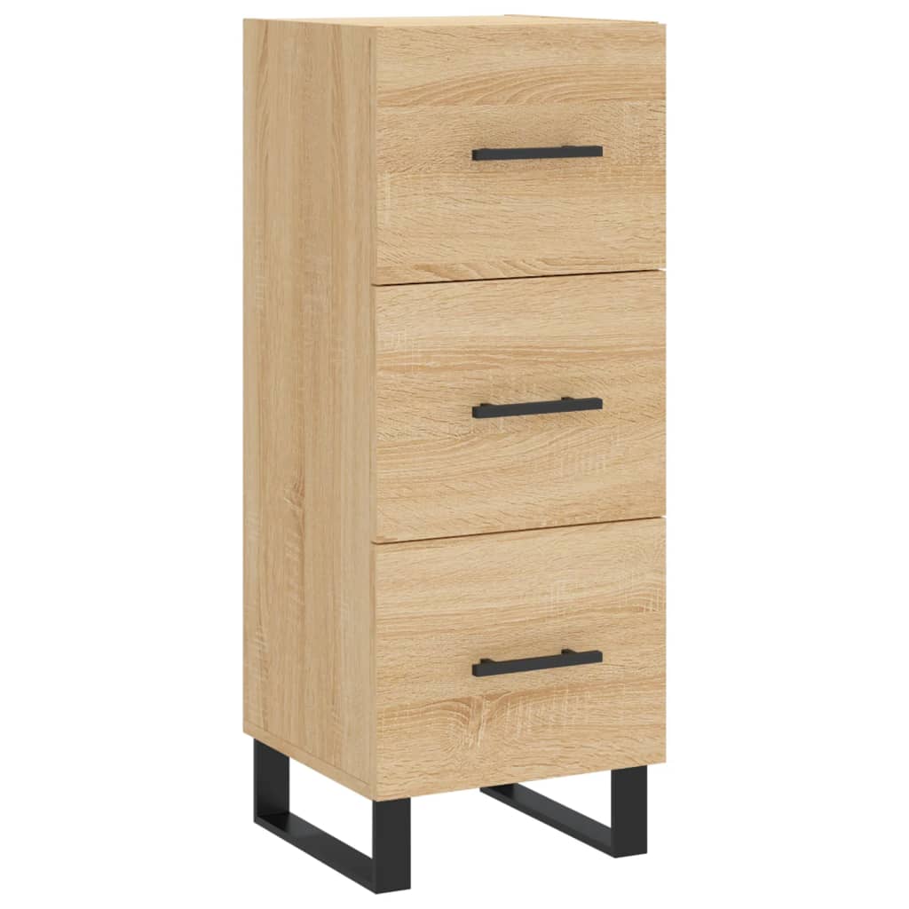 vidaXL Dulap înalt, stejar sonoma, 34,5x34x180 cm, lemn prelucrat