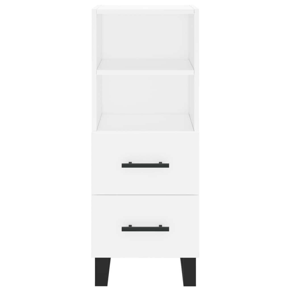 vidaXL Dulap înalt, alb, 34,5x34x180 cm, lemn prelucrat vidaXL Dulap înalt, alb, 34,5x34x180 cm, lemn prelucrat